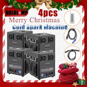 4PCS Cold Spark Machine 700W DMX Xmas Firework Machine 5-11.8Ft Flame Indoor - Bild 1 von 15