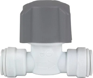 Válvula de parada de plástico John Guest Speedfit Pre Pack 15 mm 15STV/2P - Imagen 1 de 3