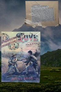 Raro Guerra Civil Soldados Confederados y Sindicales Comercio Tabaco Café - Imagen 1 de 7