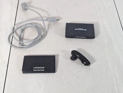 Aliph Jawbone 2 Bluetooth Headset Noise Assassin Black 740-00003 Charger, Fit Op - Image 1 of 4