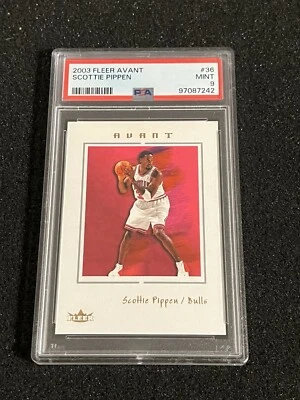 Scottie Pippen 2003-04 Fleer Avant #36 PSA 9 Bulls HOF Low Pop - Image 1 of 2