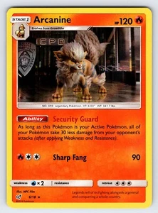 Arcanine 6/18 2019 Detective Pikachu Pokemon Card TCG Holo Promo Exclusive - VLP - Picture 1 of 2