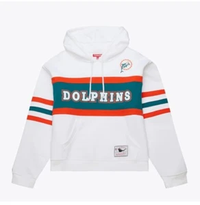 NFL Womens Head Coach Hoodie Miami Dolphins. Mitchell & Ness Size X-Large. - Picture 1 of 5