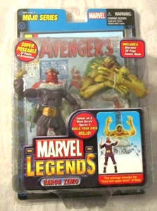 2006 Marvel Legends ToyBiz BARON ZEMO 6in Figure ~ Mojo BAF Head & Torso ~ NIP - Imagen 1 de 3
