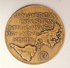 1901 PAN-AMERICAN EXPOSITION Official Medal or Coin; Buffalo, NY;  World