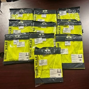 Pyramex RCZ21 Type R Class 2 High-Vis X-Back Mesh Safety Vest, Lime, 3XL, (10) - Picture 1 of 1