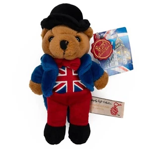 VTG 2000 Keel Toys London Bear Mini Teddy Bear Soft Toy Unused With Tag - Picture 1 of 2