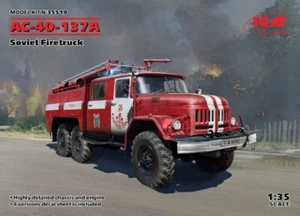 Modellino camion model kit ICM AC-40 137A SOVIET FIRE TRUCK KIT 1:35 - Foto 1 di 1