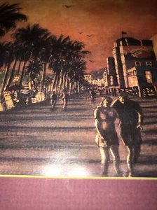 2001 - Thomas - California Art Print - Venice Beach - 11”x14” - Palm Tree - Picture 1 of 6