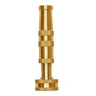 Metal Brass Garden Hose Nozzle Adjustable Pressure Sprayer with 4 Holes