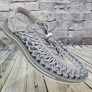 Keen Uneek Womens Bungee Cord Rope Hiking Boat Water Sandals Shoes Size 8.5 Gray