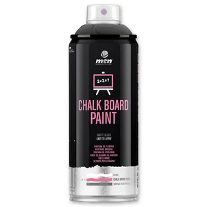 MTN PRO Kreidetafel Lack 400ml Schwarz Tafellack Spraydose beschreibbar matt DIY - Bild 1 von 8
