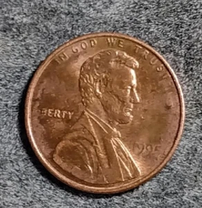 1995 Penny Missing FG, LI Liberty & #5 In Date Close AM Rev Errors Rim Crack LI - Picture 1 of 24