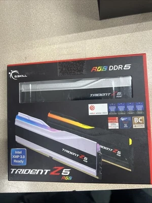Trident Z5 RGB (Intel XMP 3.0) DDR5 RAM 64GB (2x32GB) 6000MT/s CL30-40-40-96 - Image 1 of 2