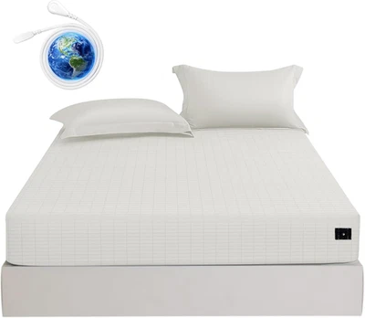Grounding Sheets Full Size Premium Cotton for Healthy Sleep Therapy, Deep Pocket - Image 1 of 4