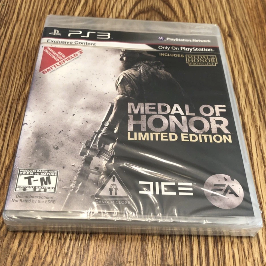 Medal of Honor Limited Edition PS3 Video Game Play Station 3 Sealed~Ships Free! - Image 1 of 1
