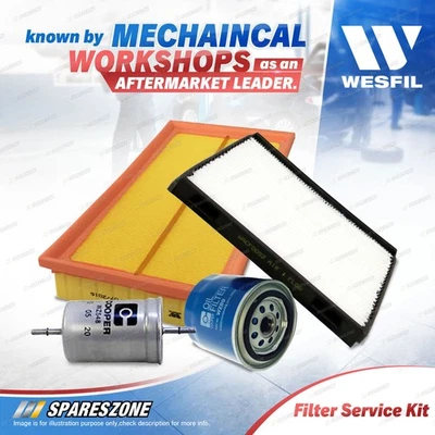 Wesfil Oil Air Fuel Cabin Filter Service Kit for Volvo S40 1.8L 1999-2001 - image 1 of 2