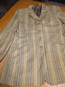 Vintage Daks Signature Damen Wollmischung Jacke UK 16 grün gefüttert  - Bild 1 von 17