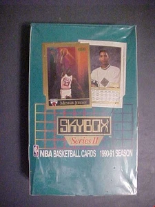 1990-91 Skybox Series II Basketball Sealed Box Of 36 Packs - Bild 1 von 2