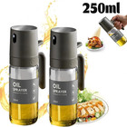 1pc 250ml Glass Oil Sprayer BPA Free Fine Mist Dispenser for Cooking - NEW