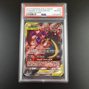 PSA 10 Naganadel & Guzzlord GX 224/236 Pokemon Cosmic Eclipse Graded Card - Bild 1 von 4