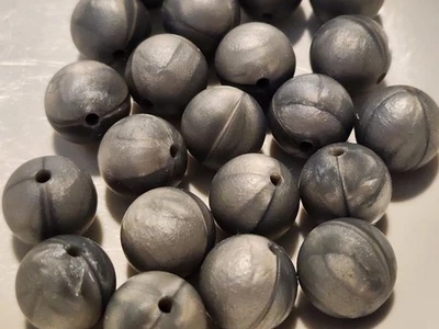 Cuentas de Silicona Gris 10 Piezas Acrílico Cuentas Sueltas Muñequera Artesanía Llavero Foto 1 de 2