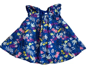 Vestido Catimini algodón forrado azul talla 3 98 - Imagen 1 de 8