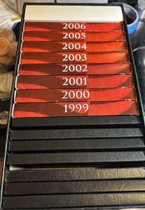 LOT OF 16 U.S. MINT SILVER PROOF SETS 1992 - 2007 in OGP BOX with COAs - Picture 1 of 3