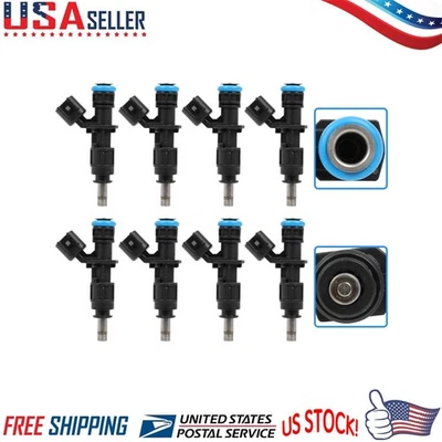 SET OF 8 FUEL INJECTORS FOR 2019-2022 RAM 1500 2020-2022 JEEP GRAND CHEROKEE V8 - Image 1 of 4