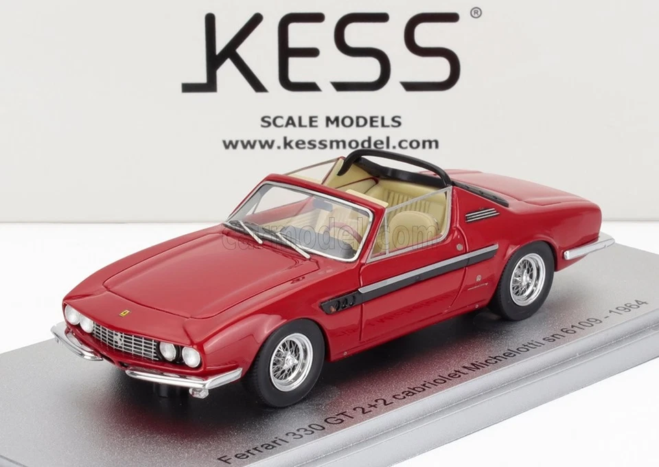 1/43 KESS-MODEL - FERRARI - 330 GT 2+2 sn.6109 MICHELOTTI CABRIOLET KE43056350 - Immagine 1 di 1