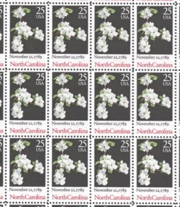 United States 25¢ North Carolina Dogwood Flower Postage Stamp #2347 Pack of 100 - Picture 1 of 1