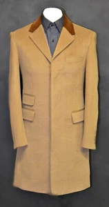 Mod Mantel Camel 3/4 Länge Coat Ticket Pocket 60er Jahre, Ska, Skinhead Slim Fit - Bild 1 von 4