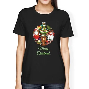 1Tee Damen T-Shirt Loose Fit Merry Christmas Bauble Made of Favourites - Bild 1 von 15