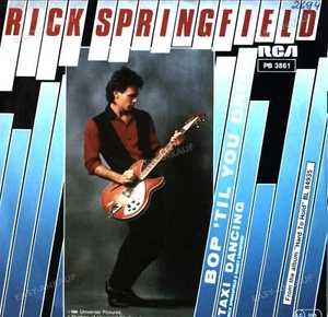 Rick Springfield - Bop 'Til You Drop / Taxi Dancing 7in (VG+/VG+) ' - Picture 1 of 1