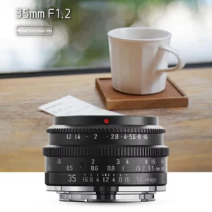 SGimage 35mm F1.2 Large Aperture APS-C Portrait Lens Sony Canon Nikon Fuji M4/3 - Picture 1 of 7