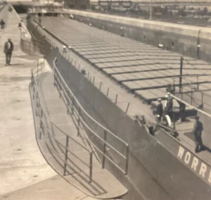 Ste Marie MI Worrell Clarkson Iron Ore Freighter Locks 1920s Keystone 16731 SA5 - Picture 1 of 7