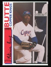 1995 Butte Copper Kings NOTORRIS BRAY RC GIANTS CENTRAL ALABAMA COMMUNITY COLLEG