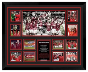 Manchester United F.C 1998/1999 Treble winners Signed Framed Memorabilia - Picture 1 of 2