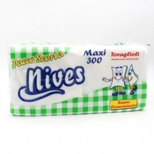 10 Tovaglioli Pacco Scorta 33x33cm Super Conveniente Nives - Foto 1 di 1