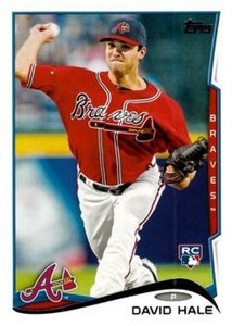 2014 Topps #363 David Hale RC  RC Braves