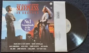 SLEEPLESS IN SEATTLE " SOUNDTRACK " 1993 LP CELINE DION JOE COCKER - Picture 1 of 4