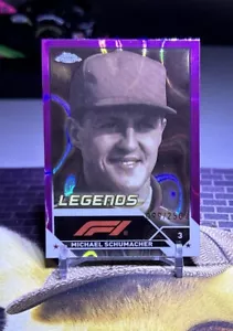 2023 Topps cromo Fórmula 1 refractor de lava fucsia #199 Michael Schumacher/250 - Imagen 1 de 2