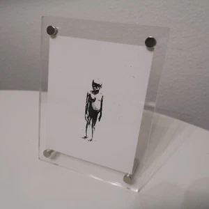 BANKSY SERIGRAFIA cartolina Los Angeles show 2006 5,25 x 4,5 pollici cartolina promozionale - Foto 1 di 9