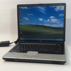 NEC M5410 Windows XP Retro Gaming Laptop 1GB 1.6GHz Pentium M 60GB + Games - Picture 1 of 20