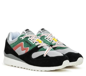 KARHU SYNCHRON CLASSIC JET BLACK/HOT SAUCE LOW-TOP SNEAKERS SCARPE UOMO F802666 - Imagen 1 de 5