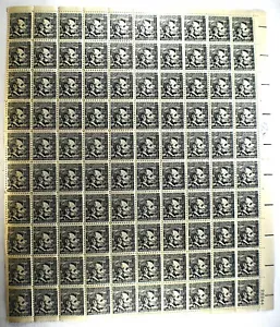 US STAMP SCOTT #1282 ABRAHAM LINCOLN SHEET OF 100 MNH 4C, 1965 - Picture 1 of 2
