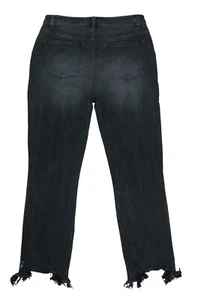 Pantalones de mezclilla Tinseltown 31Wx27L tiro alto ajustados pierna recta desgastados para jóvenes nuevos con etiquetas - Imagen 1 de 1