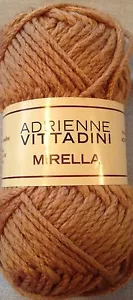 1 Skein Adrienne Vittadini Mirella Yarn Tan 50% Wool 50% Acrylic 50gr 57yd Italy - Picture 1 of 4