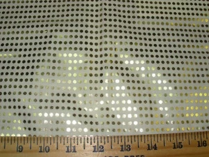 5 YDS S HARRIS~METALLIC BLIZZARD POLKA DOTS COTTON UPHOLSTERY FABRIC FOR LESS - Picture 1 of 3