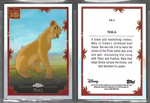 Tarjeta refractor Nala Topps cromada Disney 2024 Rey León 30 años #LK-4 - Imagen 1 de 1